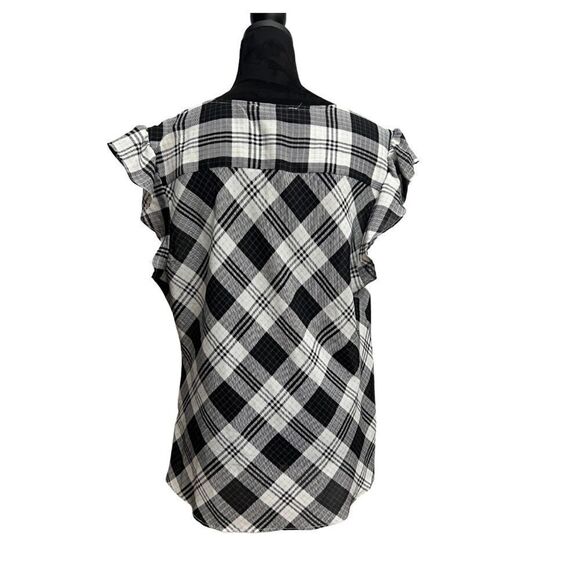 💎 Laundry by Shelli Segal Wrap Blouse Black NEW - Picture 3 of 8